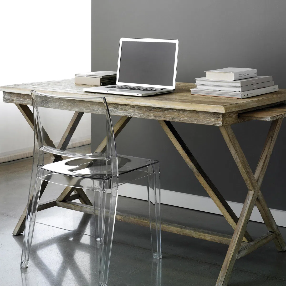 PAPATYA Stühle Esszimmer – Küchenstühle 1er Set & Küchenstuhl Design – Stapelstühle Esszimmer – Esstisch Stühle aus Kunststoff – Belastbar bis 200 kg – Für Terrasse, Balkon & Garten – Innen & Außen