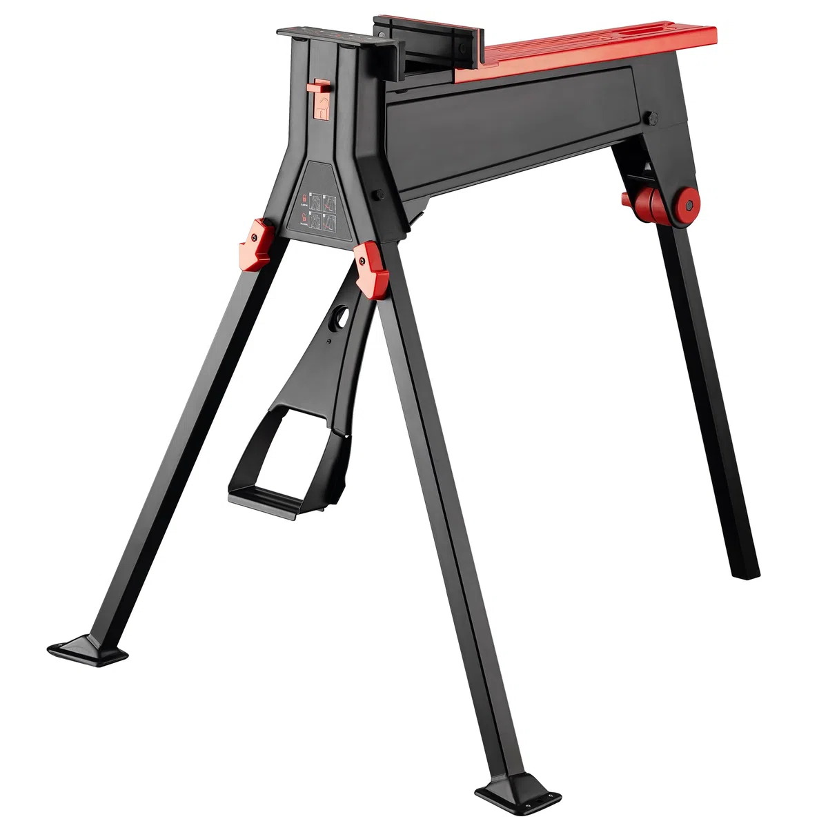 Wiltec Werkbank mit Spannsystem 98 x 88 x 87 cm, Mobile Werkbank bis 200 kg, Arbeitstisch klappbar, Werkstatteinrichtung ergonomisch, Werktisch Werkstatt