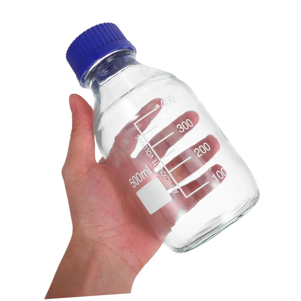 Cabilock 5 Sätze Reagenzflasche Chemisch Flasche Mit Stopfen Kappe Wieder Auffüllbar Medienflasche Mit Deckel Phiole Becher Glasflasche Flaschen Für Laborreagenzien Laborflasche 2 Stück * 5