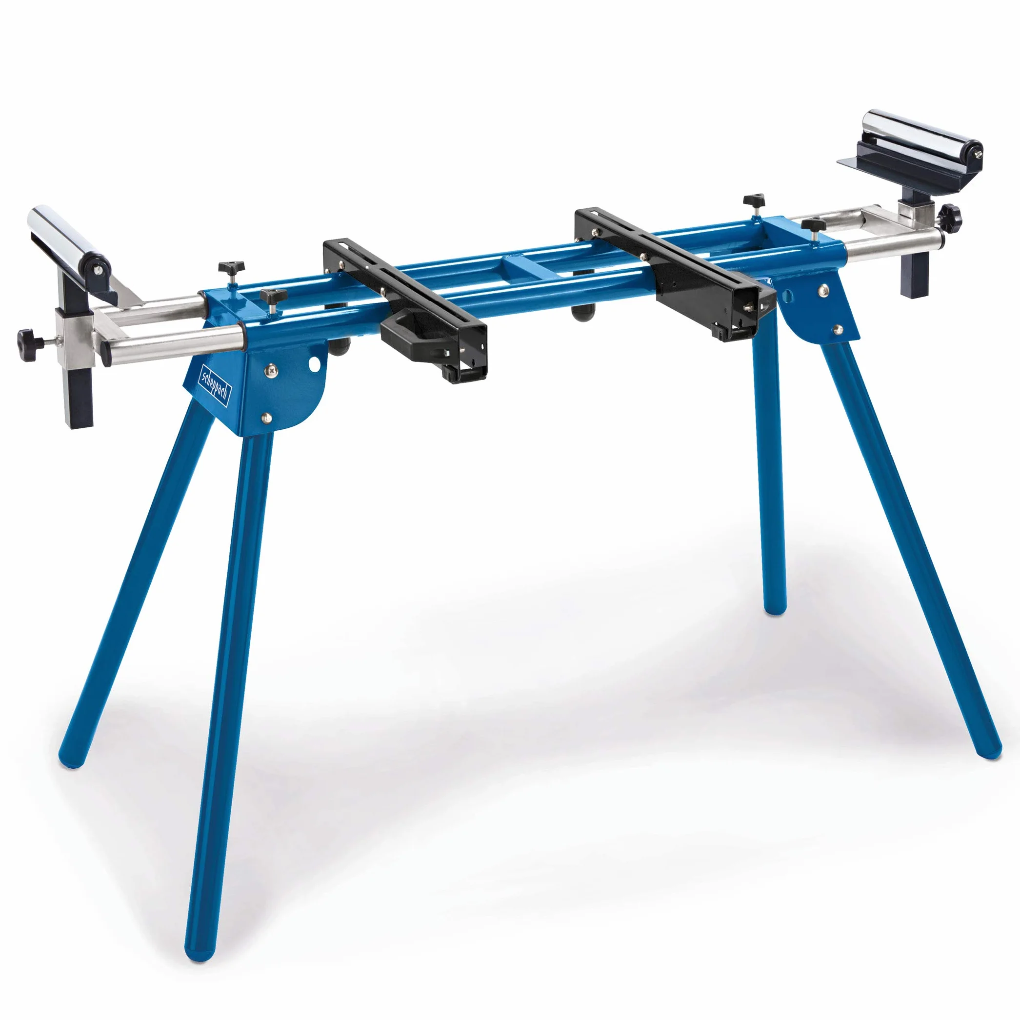 Scheppach Untergestell Arbeitstisch UMF1600 | Maschinentisch für Kappsägen, Schleifmaschinen, Dekupiersägen & Tischbohrmaschinen | Last 200kg | Höhe 740mm | Ausziehbar 1000-1650mm | Auflagenhöhe 910mm | Belastbar bis 200kg | Betthöhe 740mm | Ausziehbare A