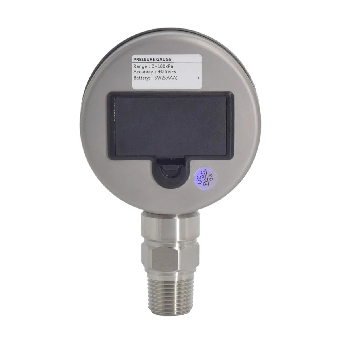 Präzisions-Digital-Manometer, Genauigkeit 0,2% Manometer LCD-Hintergrundbeleuchtungsanzeige for Öl-Wasser-Hydraulik-Manometer(-100-250Kpa)