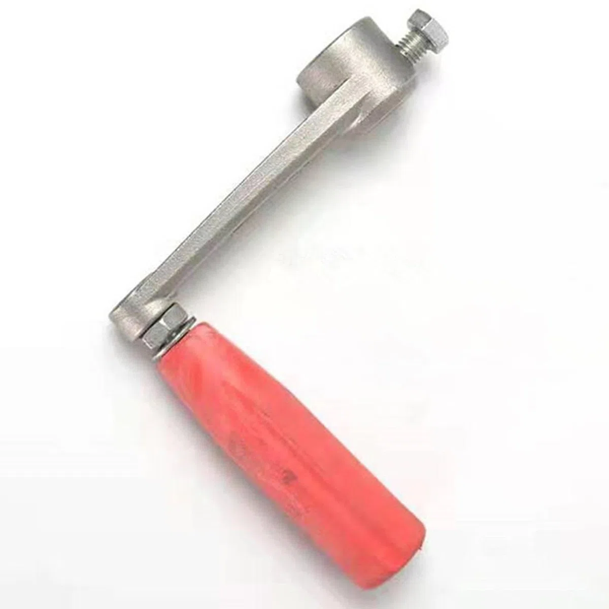 Ergonomischer Honigschleuder Griff Aus Aluminium mit Bequemer Handhabung Schnelle Installation Robustes Material für Und Honigernte, Lochdurchmesser 12